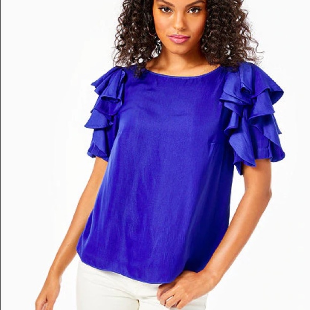 Lilly Pulitzer ana top galaxy blue